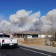 Smoke rises from a wildfire in Colorado on Thursday.